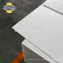 JINBAO 4x8 harga blanco negro 2mm tablero de espuma de pvc de construcción